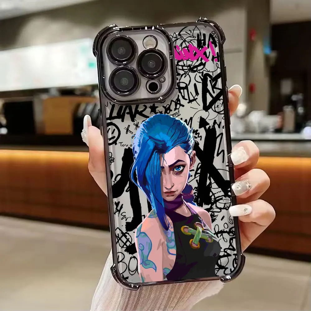 Enhanced Phone Case with Cool Plating and Anti-Fall Airbag Design