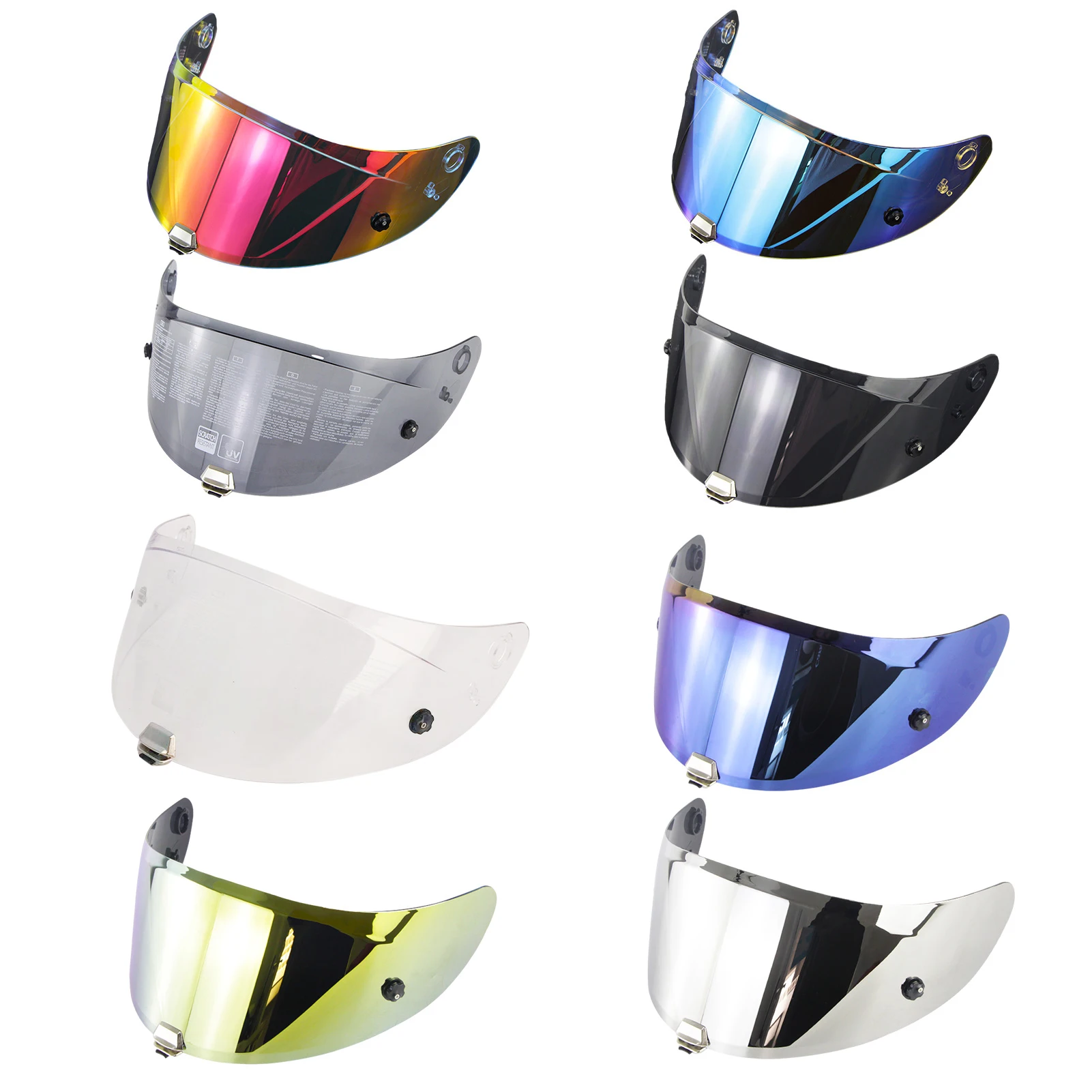 Lente Visiera Casco Moto Per Hjc Rpha 11 Rpha 70 Casco Moto Parabrezza Visione Notturna Universale Moto Lente Specchio Antiriflesso