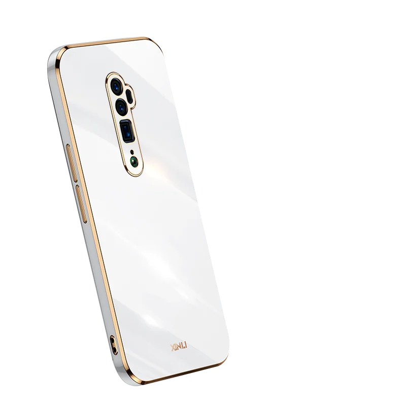 Luxury Square Plating Shockproof Silicone Case