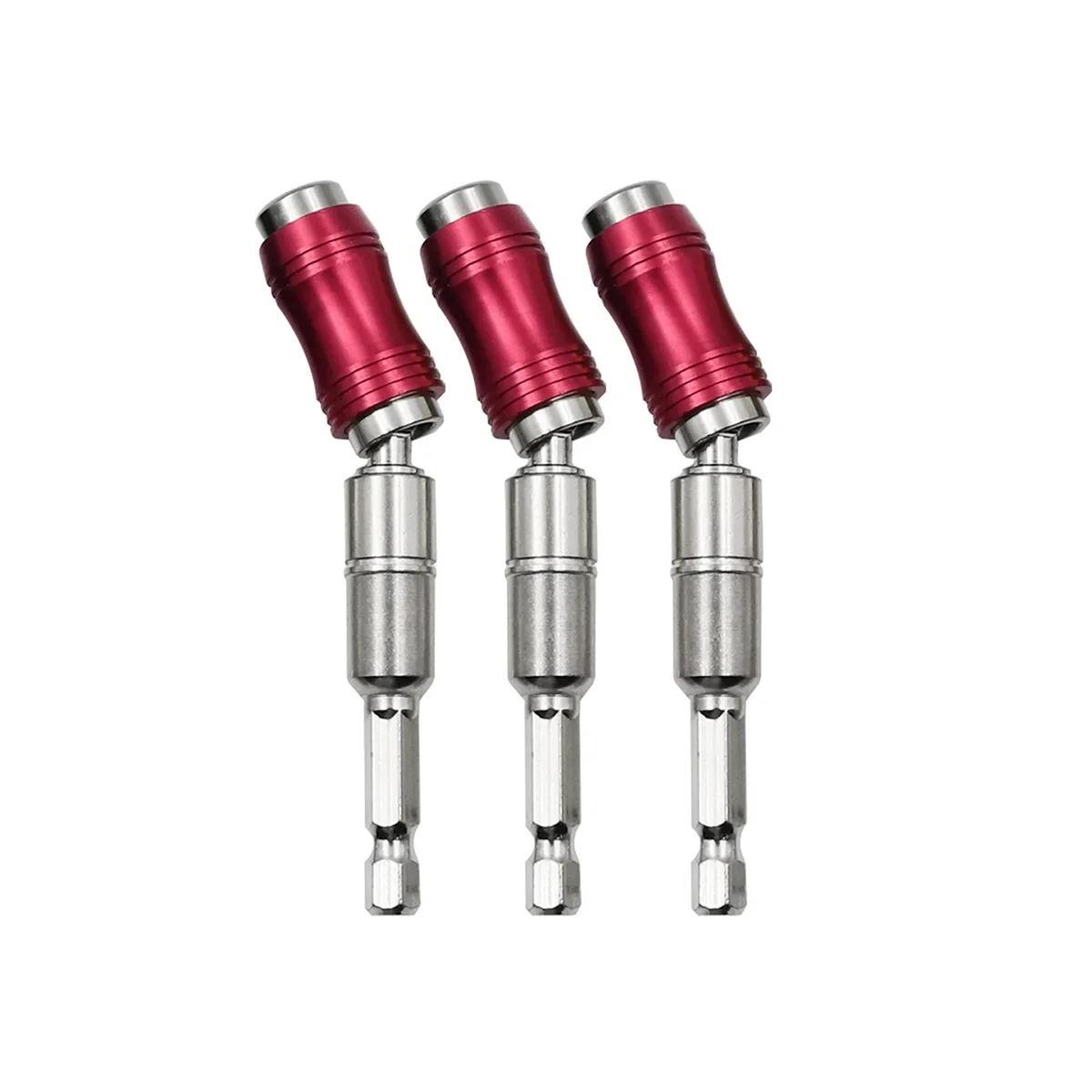 

3Pcs Magnetic Pivot Drill Bit Holder, Magnetic Swiveling Bit Tip Holder, Quick Release Flexible Screwdriver Bit Holder C