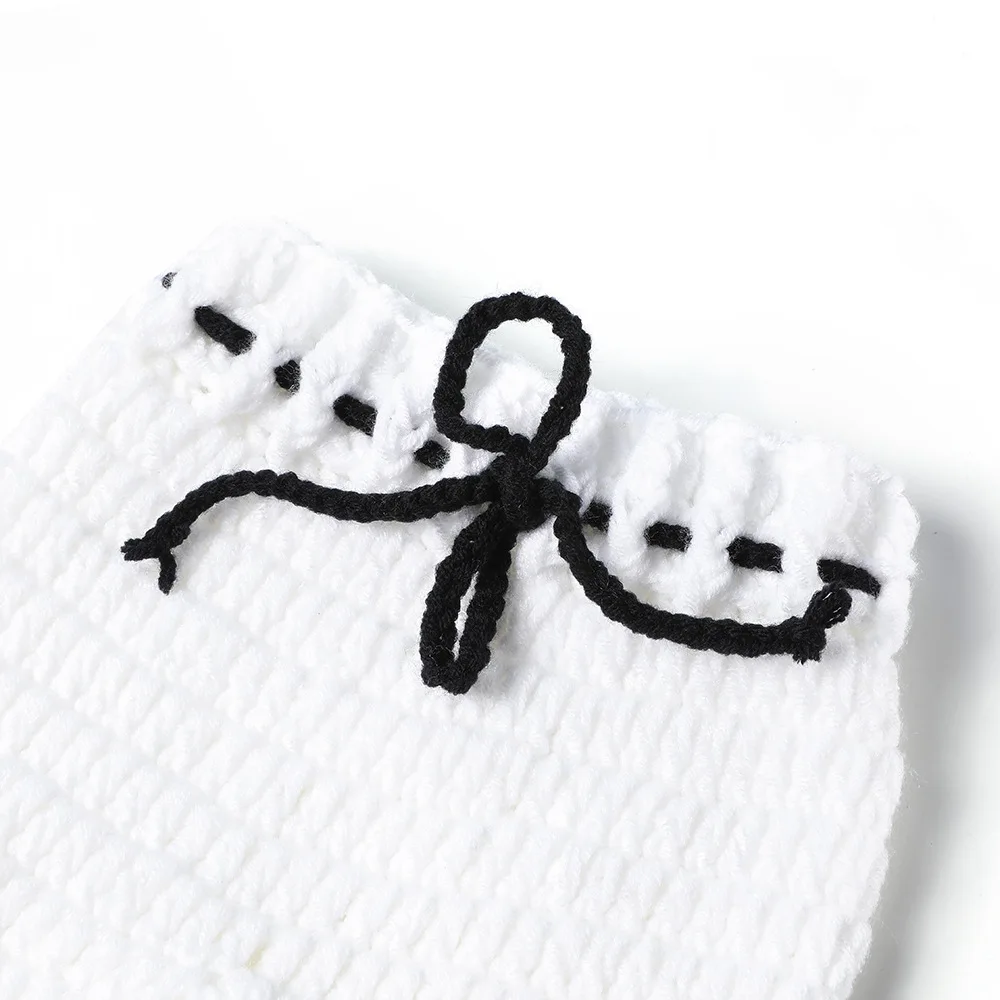 Baby Boy Girl Soccer Set Photography Props Accessories Newborn 0-3 Months Knitted Handmade Newborn Clothing Baby Sportswear Gift