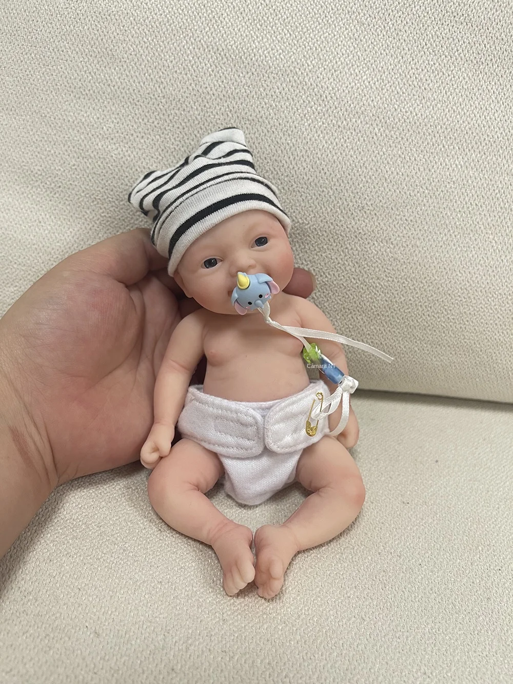 Muñeca de cuerpo completo de silicona para niños, muñeco pequeño de 7 ,  Reborn, antiestrés, My Melody - AliExpress