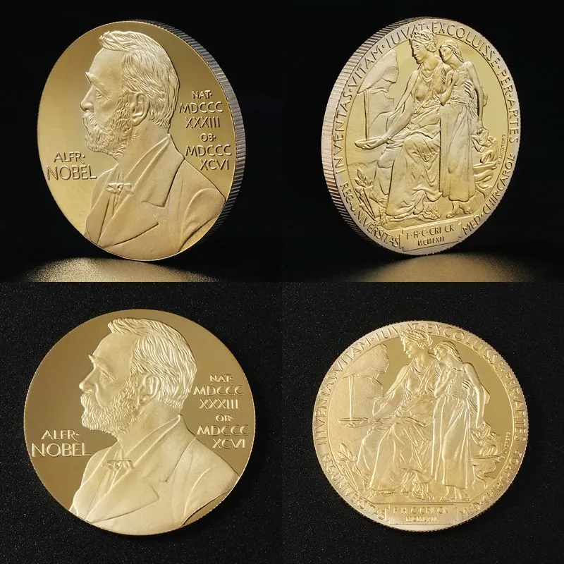 

Physiology or Medicine Award Medal World Celebrity Honor Badge Nobel Commemorative Coin Collection Specie