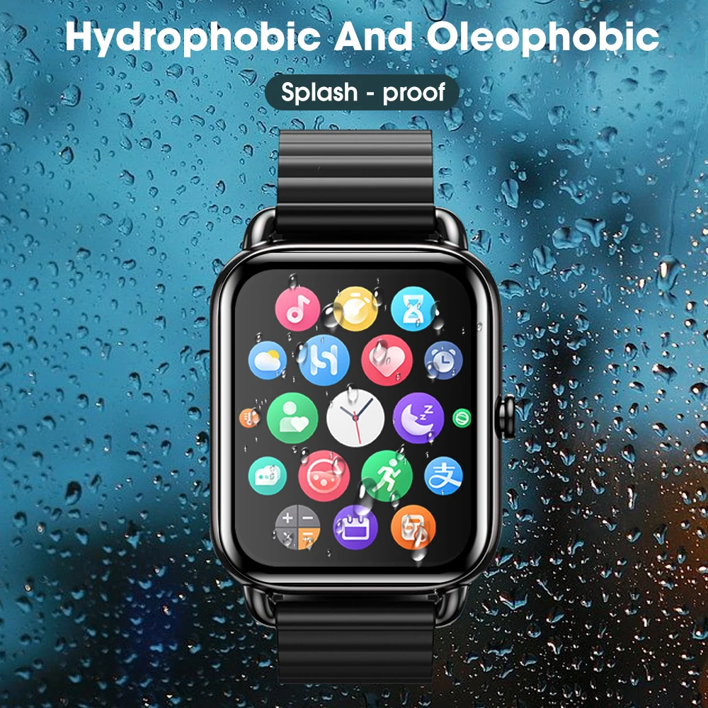 20D for Haylou Rs4 Plus Screen Protector Smartwatch Flexible Protective Film for Haylou Rs4 Not Glass Smart Watch Accessories