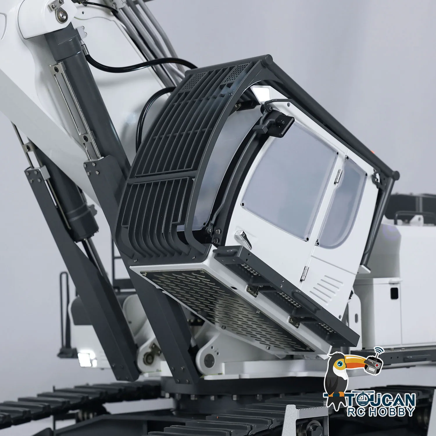 Saca788554e5b4aa497ff1b568d15938cs 1/14 koparki hydrauliczne RC K970-300 maszyna do rozbiórki z wymiennym 2-ramiennym zdalnie sterowanym dźwiękiem TOUCAN