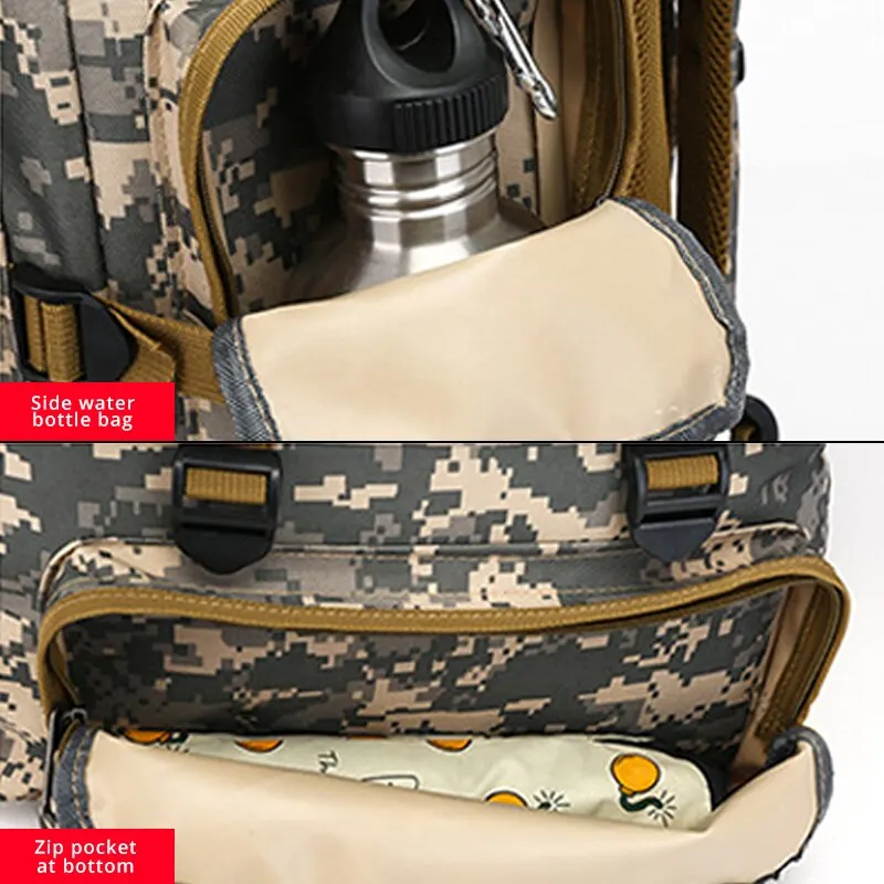 Tactical backpack tactical bag outdoor camouflage men large capacity waterproof military travel hiking bag