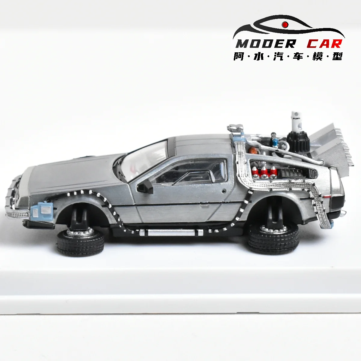MJ 1:64 zurück in die Zukunft DeLorean DMC 12 Collection Druckguss-Modellauto – Detail 13