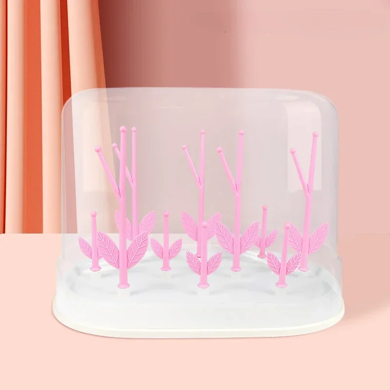Drying Rack for Baby Bottle Holder Bottle Cleaning Dryer Drainer Storage Removable Milk Cup Drying Rack Baby Accessories