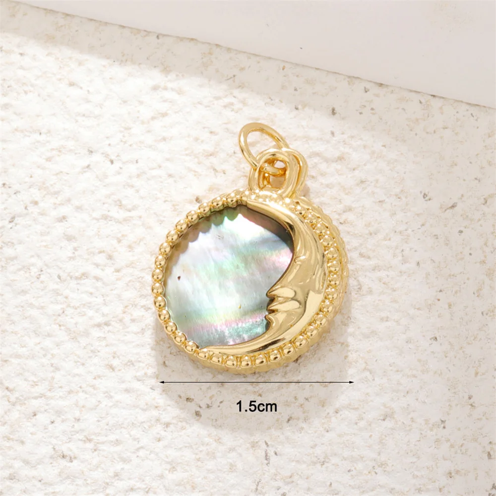 Wholesale Diy Copper Plated Sun Pendant Christmas Necklace