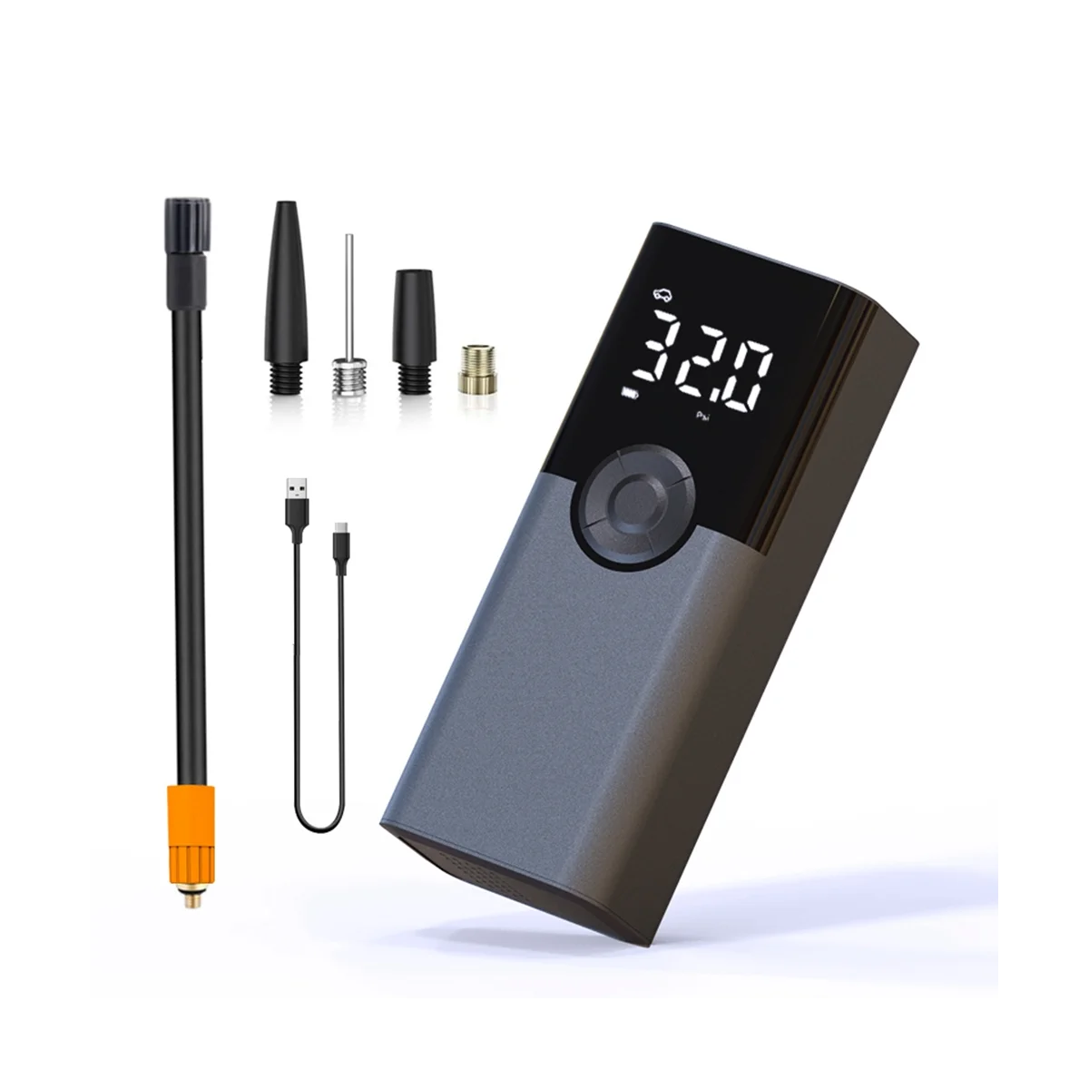 

Car 7.4V Inflator Pump Portable Handheld Wireless Charging Digital Display with Light Car Motorcycle Multifunction Pump