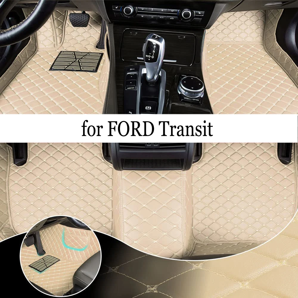 

Напольный коврик для автомобиля FORD Transit 2007-2014, обновленная версия, аксессуары для ног, ковры