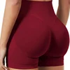 4.5'' Impact Shorts Seamless Low Ribbed Waistband Gym Shorts Scrunch Bum Yoga Shorts Booty High Stretch Running Bike Shorts 6
