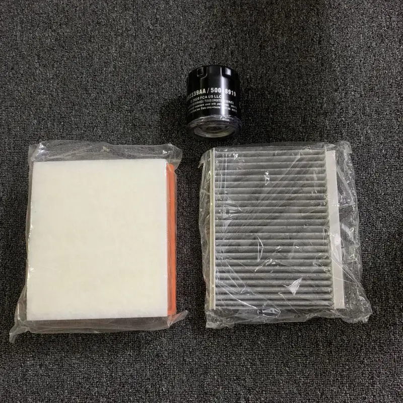 Car Engine Air Filter Cabin Filter Oil For Jeep Compass 2.0L 2.4L-Jeep Renegade 2.0L 2.4L 51977574 77367847 air filters,car filter