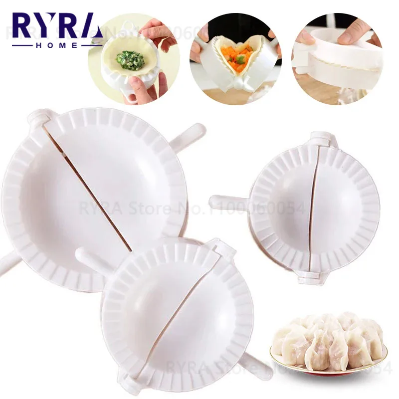 Dumpling Molds Press Ravioli Dough Pastry Pie DIY Dumpling Maker Gyoza Mould Tool 3PCS/Set
