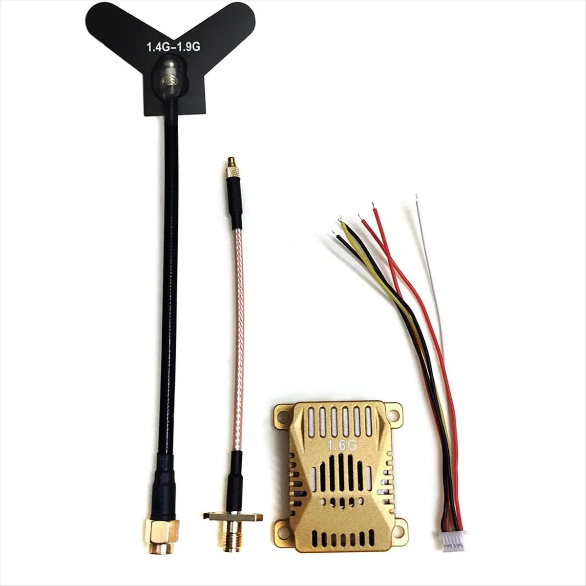 Émetteur Vidéo FPV 1.6GHz 20km 3000mW MMCX pour Drone