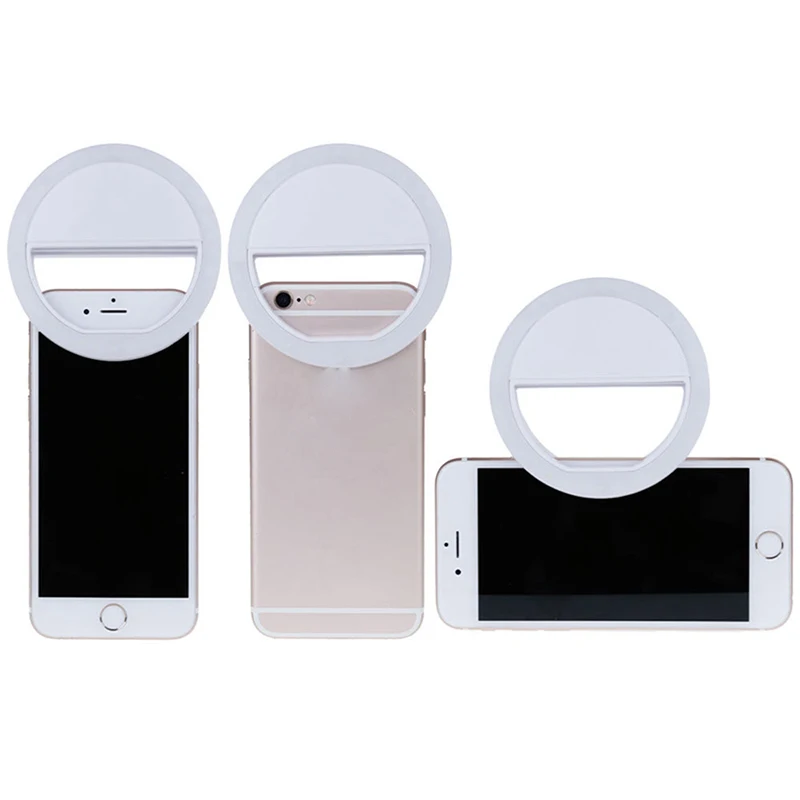 LED Ring Light with Adjustable Brightness for Enhanced Selfies and Video Calls
