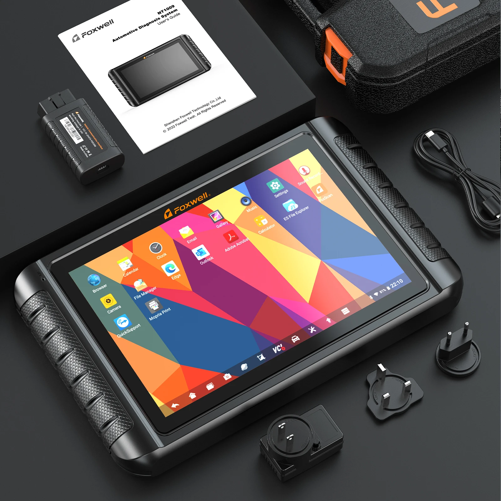 FOXWELL NT1009 OBD2 Kfz-Scanner ECU-Codierung Bidirektionale Steuerung Geführte Funktionen OE Alle Systeme OBD2 Auto-Diagnosegeräte – Detail 13