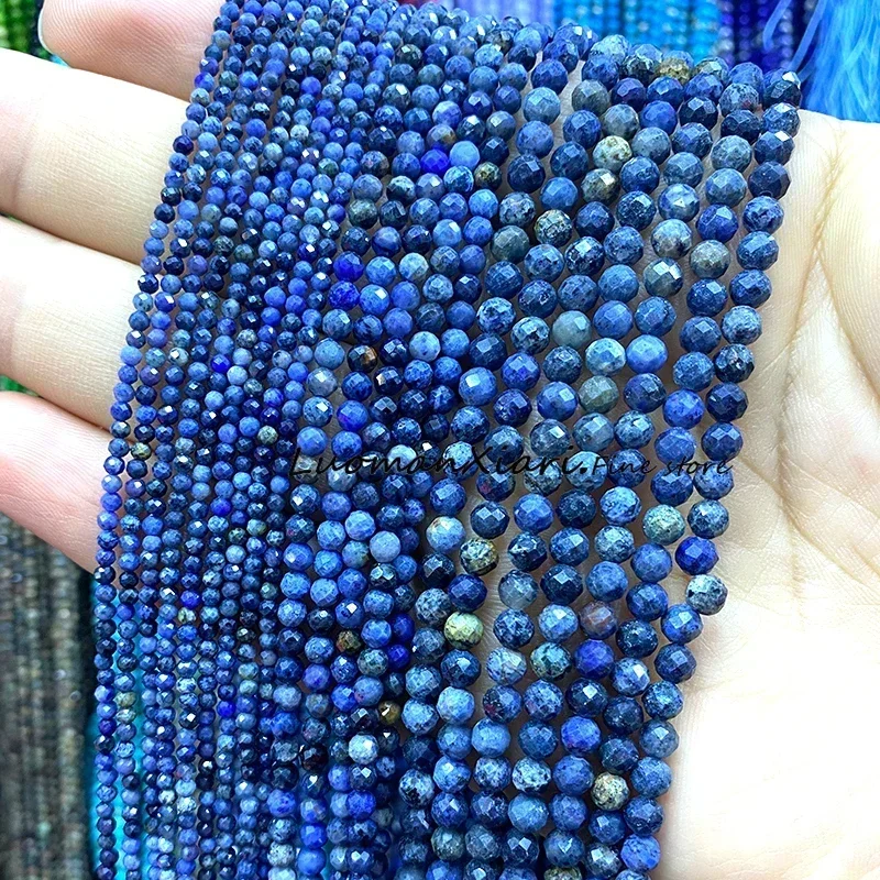 170 Perline Di Tormalina Nera Naturale 2 Mm – Sfaccettate, Pietre Preziose Sciolte Per Gioielli Fai Da Te