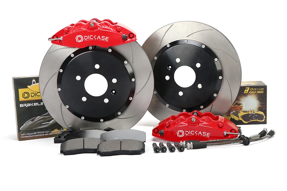 New design front 6 pot caliper with 362mm disc rear expanded rotor 355mm for Vw golf 7 Gti