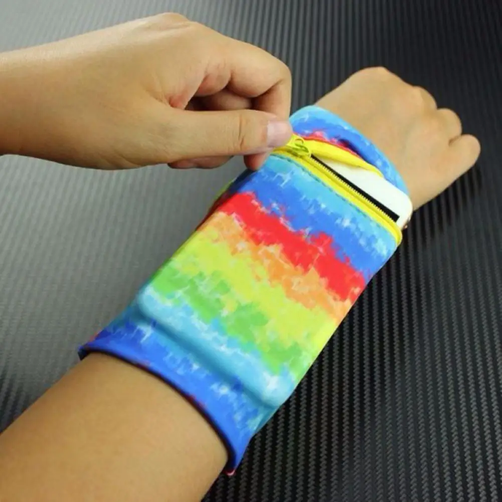 

Phone Armband Sports Bag Large Capacity Polyester Pouch Running Arm Band Strap Phone Pouch Wallet Fitness Sweatband for Women