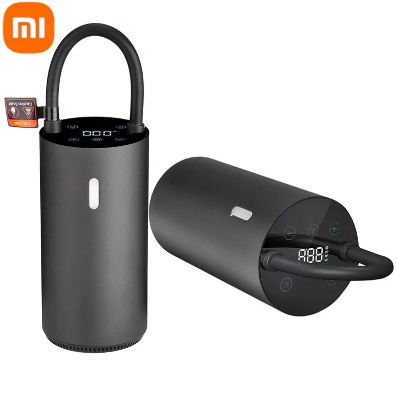 

Xiaomi 2600mah Portable Air Pump Mini Smart Digital Tire Pressure Detection Electric Inflator Type-c for Motorcycle Car