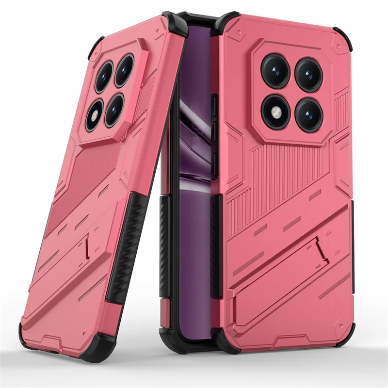 Enhanced Magnetic Armor Shockproof Stand Phone Case with Back Cover