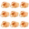 20 Pcs Wood Chip Candy Hamper Mini Basket Gift Package Wooden Small Decorations Woven Baskets Playing House Tote Baby Fruit 1