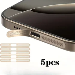 Ultra - Thin Dust - Proof Metal Mesh for Phone Speakers and Charging Port Protection (Golden)