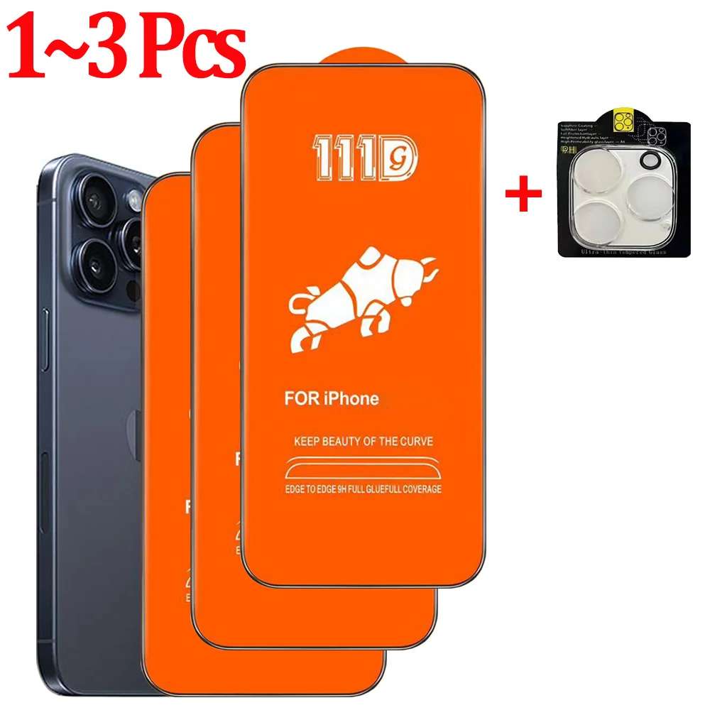 전면 강화 유리 iPhone 15 14 Pro Max 화면 보호기 IPhone 15 14 Plus 보호 필름 iPhone14