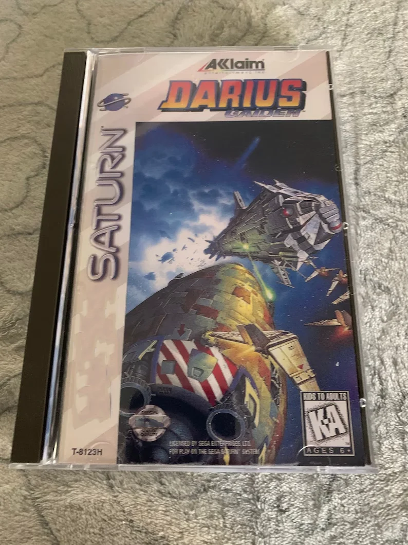 

Saturn Copy Disc Game Darius Gaiden With Manual Unlock SS Console Game Optical Drive Retro Video Direct Reading Game