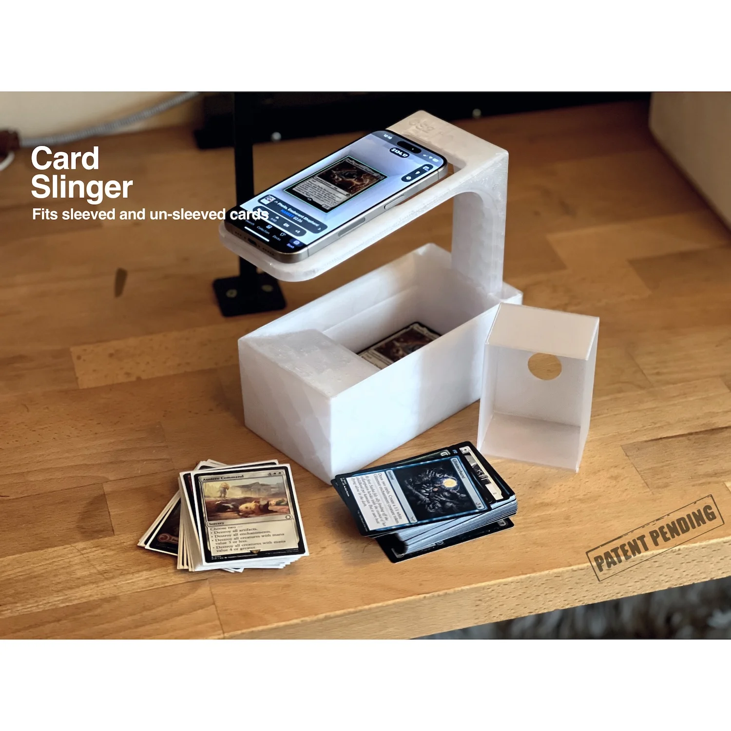 Supporto Scanner per Telefono per Carte TCG e MTG, Compatibile con Carte Non Incartate e Incartate, Funziona con l'App ManaBox per Scansione Rapida e Controllo Prezzi - immagine 5