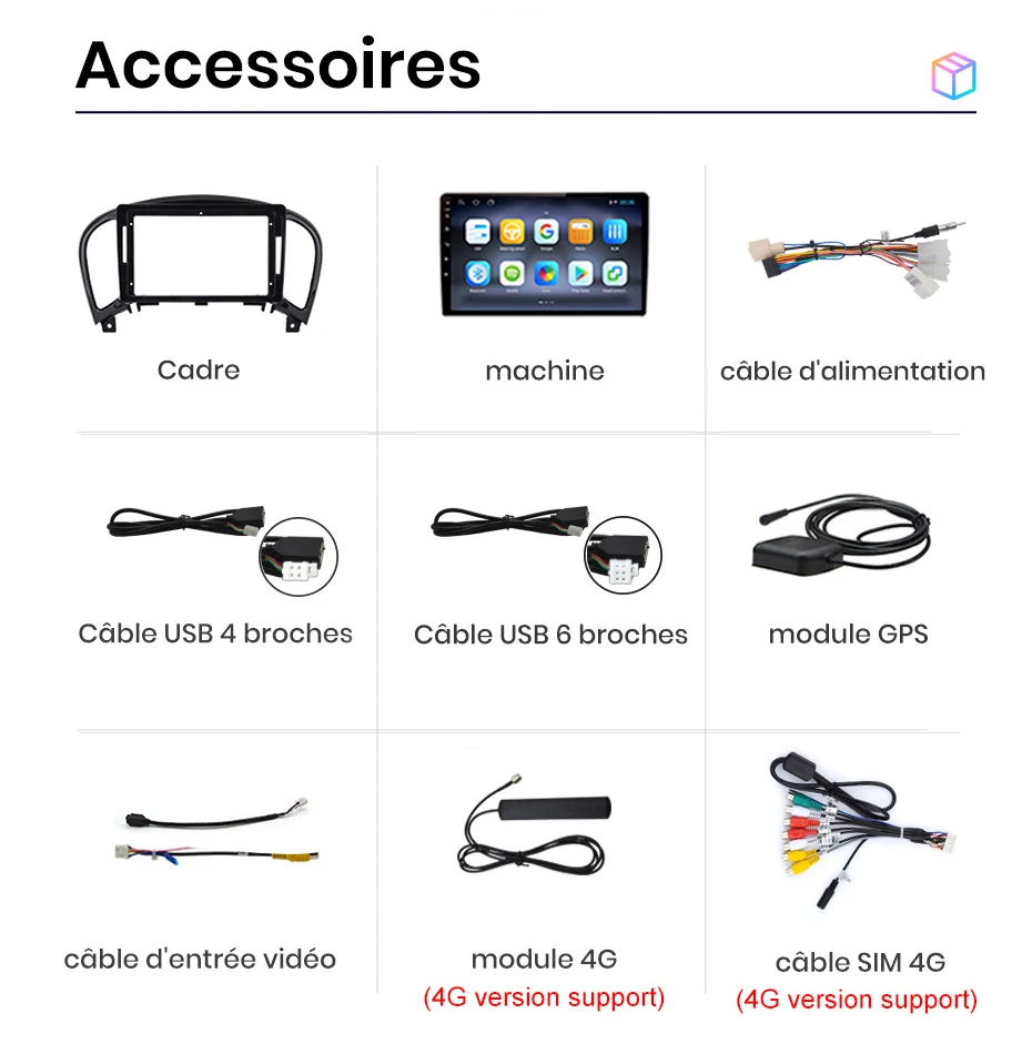 Für Nissan Juke 2010-2014 Drahtlose CarPlay für Apple Android Auto Auto Radio GPS IPS RDS FM WiFi BT 4G 8Core Multimedia Stereo – Detail 18