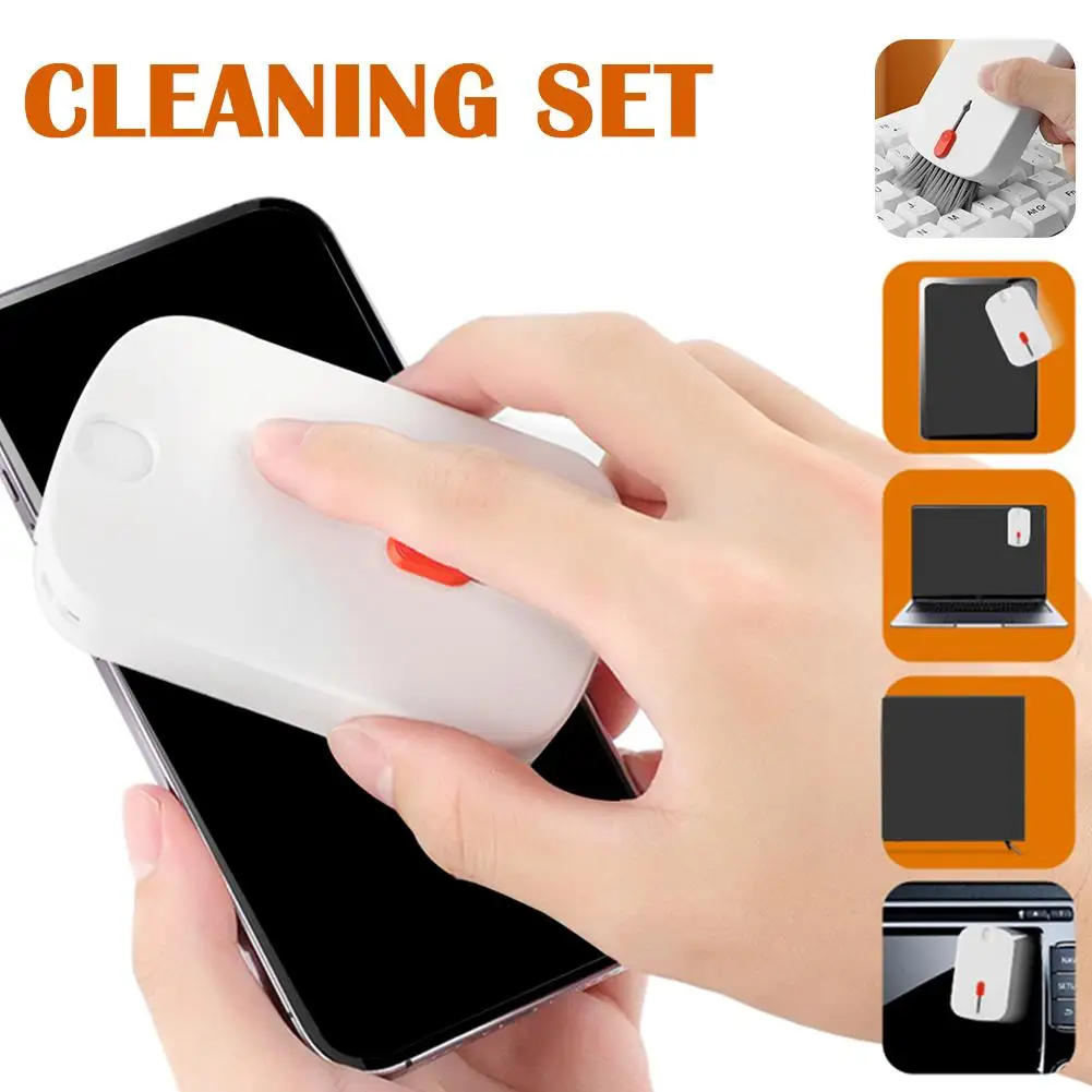 

5 In 1 Keyboard Cleaning Brush For Camera Phone Tablet Laptop TV Screen Cleaning Tools Multifunctional Cleaning Kit C4G3