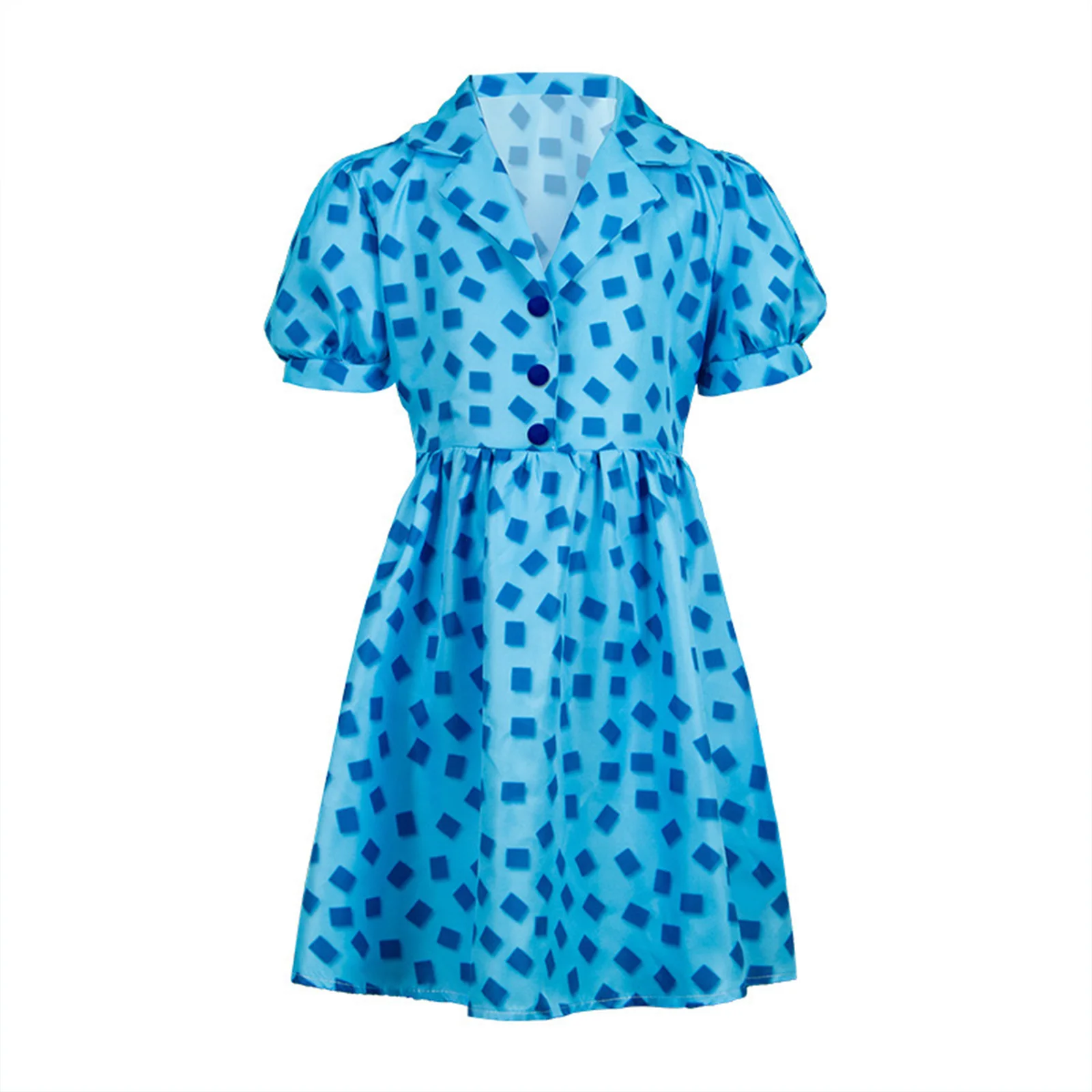 Movie Roald Dahl'S Matilda The Musical Cosplay Costume Blue Dress For Girl Tuta Halloween Carnival Party Prom Abbigliamento