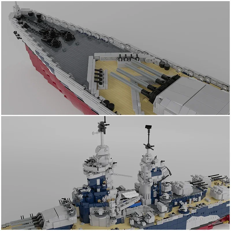 MOC-163300 French Battleship Richelieu Ship 1:200 Scale 10803