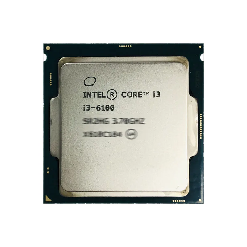 معالج Intel Core i3 6100 مستعمل I3-6100 3.7 جيجا هرتز 2 النوى 4 خيوط 51 وات معالج وحدة المعالجة المركزية LGA 1151