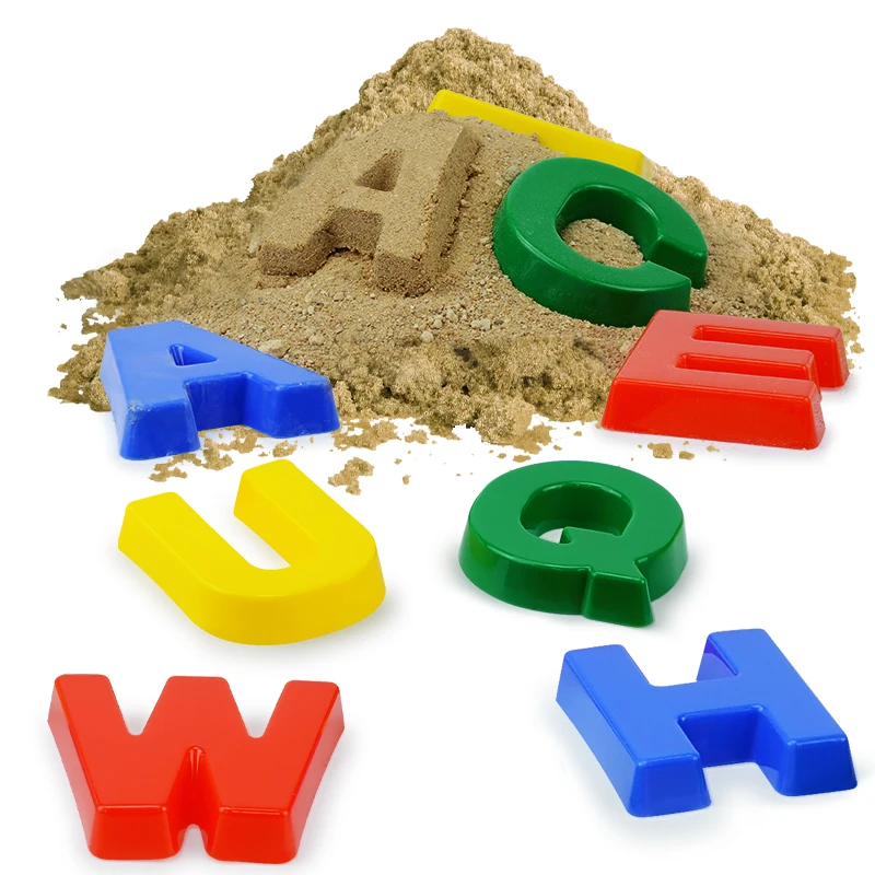 Alphabet Learning Toys | Beach Sand Molds | Educational Beach Toys, Alphabet Sand Molds, 26pcs Montessorri Toy Set 4