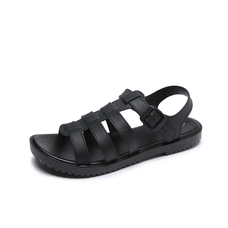 Fashion Roman Sandals Women Ins Style Casual Buckle Hollow Outdoor Girls Sandals