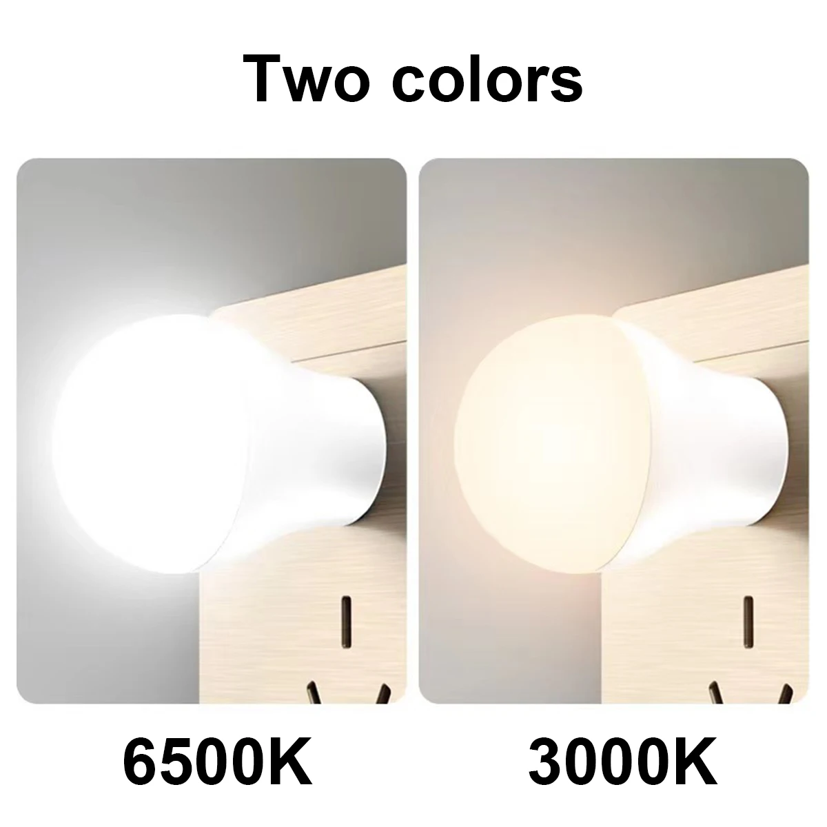 Mini USB Night Light Book Night Light Reading Cool White LED Lights Portable Home USB Eye Protection Computer Powered Desk Lamp