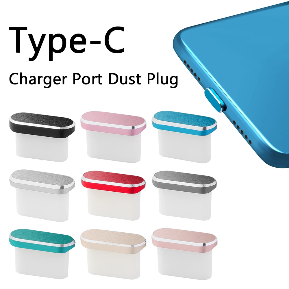 1pcs Metal Type C Dust Plug USB Charging Port Protector Anti Dust Plug 1pcs-metal-type-c-dust-plug-usb-charging-port-protector-anti-dust-plug