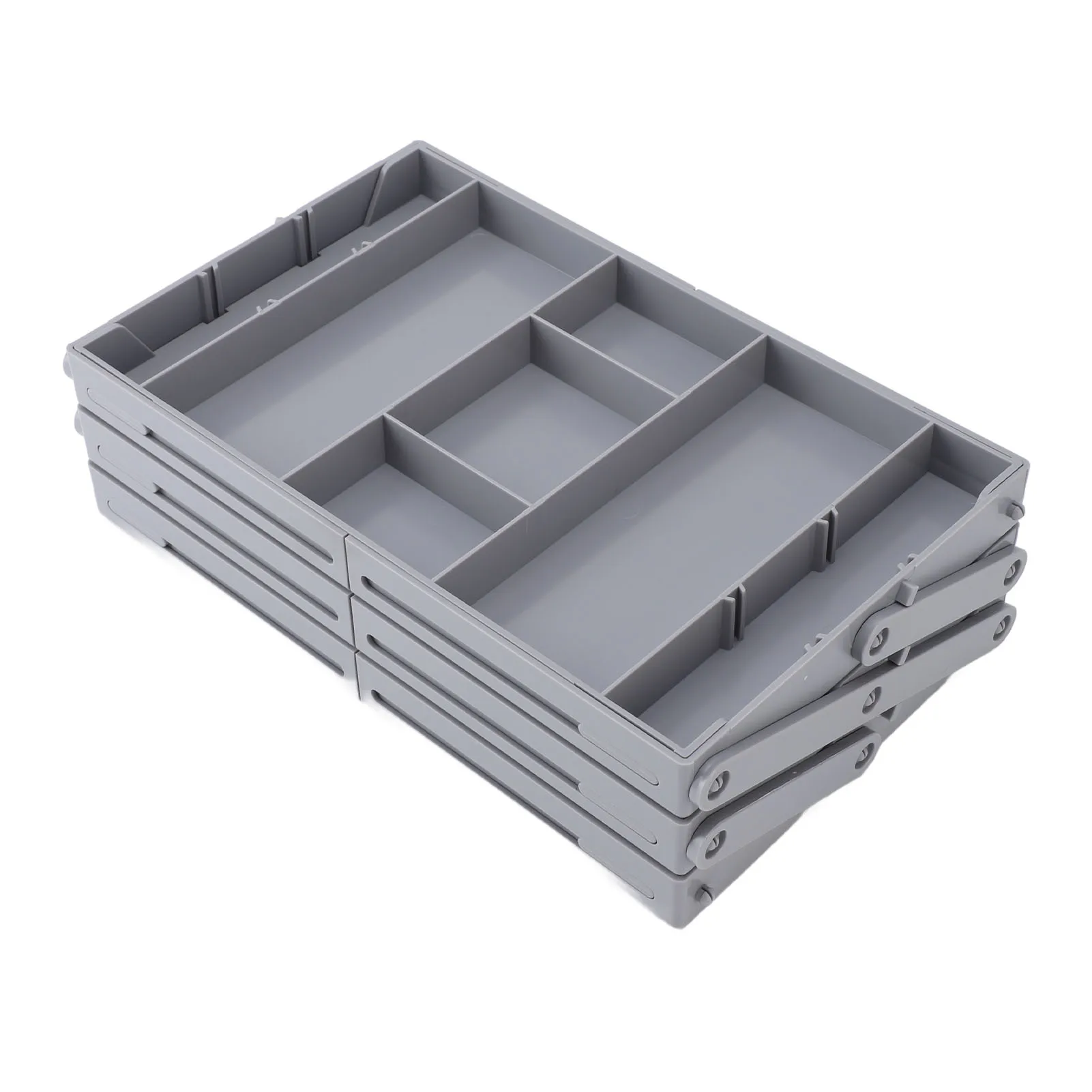 Drawer Organizer Single Row Expandable Folding Jewelry Organizer Tray Earring Storage Display Case for Office Bathroom Makeup