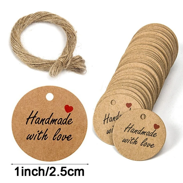 1 Inch Customized Circle Hang Tags