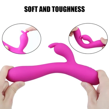 OLO 16 Speeds G Spot Nipple Massager Sex Toys for Women Clitoris Vagina Stimulation Dual Motors Dildo Heating Rabbit Vibrator 2