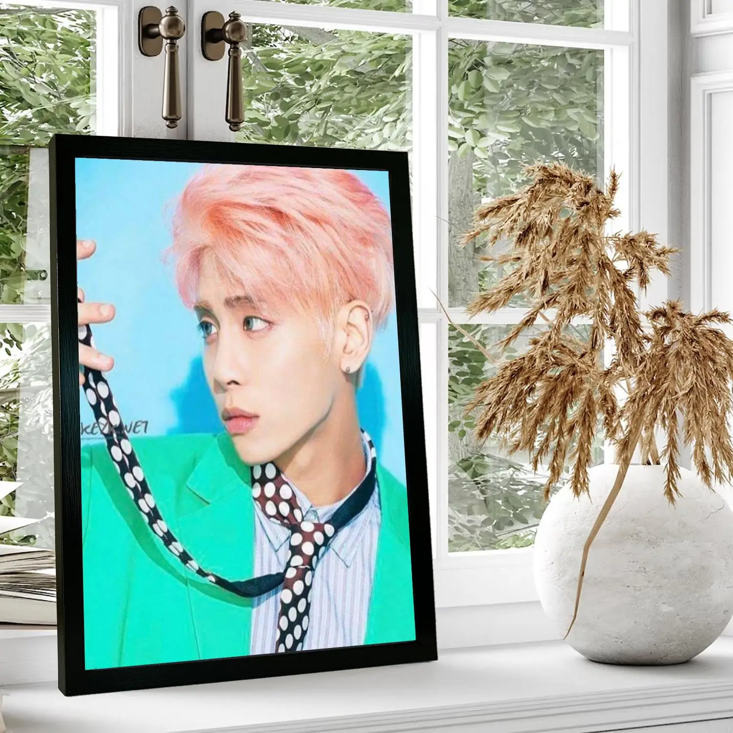 Shinee jonghyun 歌手キャンバスアートポスターとウォールアート