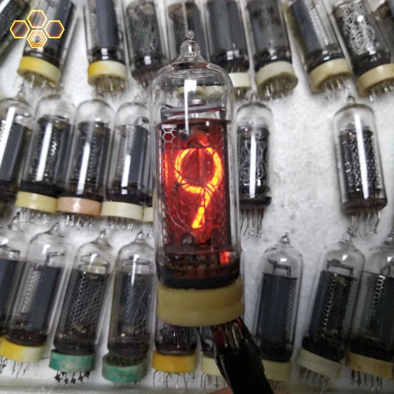 Nvarcher 시계용 발광 튜브, 닉시 디지털 LED, 소수점 포함, IN-14