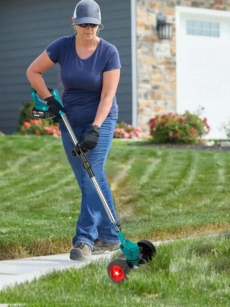 Yofidra 접이식 전기 잔디 예초기, 효율적인 휴대용 무선 정원 가지 치기 전동 공구, Makita 18V 배터리, 배터리 2 개 Yofidra 접이식 전기 잔디 예초기, 효율적인 휴대용 무선 정원 가지 치기 전동 공구, Makita 18V 배터리, 배터리 2 개