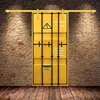 Sliding Barn Door  Industrial Furniture Shipping Container Design Door With Barn Door Hardware For Garage and Kitchen 210*80cm 4