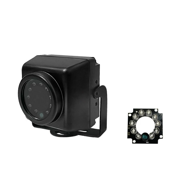 CCTV Aluminum Cover Metal Mini Box Camera Housing Shell Case With 850nm/940nm IR Led Board for CCD AHD IP 38x38mm Camera Module