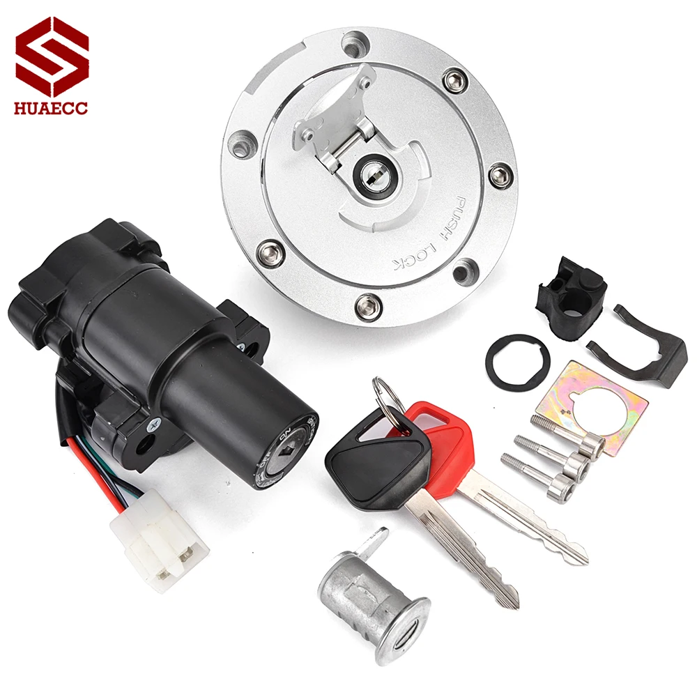 Kraftstoff gas deckel zünd schalter sitz schloss mit schlüssels atz für honda cb900 cb919 hornet cbf600 cbf600s cbf500 cbf1000 35010-mcz-770