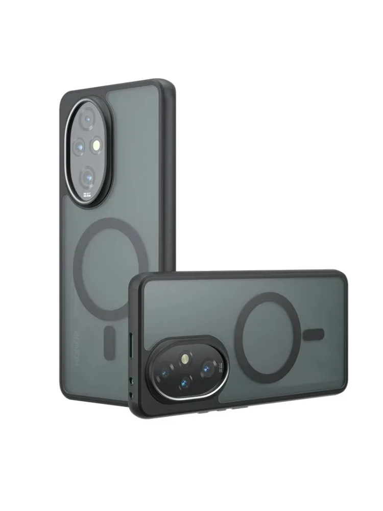 Magsafe Shockproof Acrylic Magnetic Hard Bumper Matte Phone Case